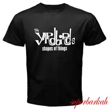 Новая модель YARDBIRDS с логотипом альбома Мужская черная футболка