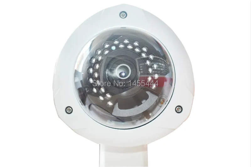 LIHMSEK Открытая камера HD SDI Fisheye с объективом 360 градусов, 1080P 2.0 мегапиксельная панорамная с кронштейном, водонепроницаемая с ИК-камерой.