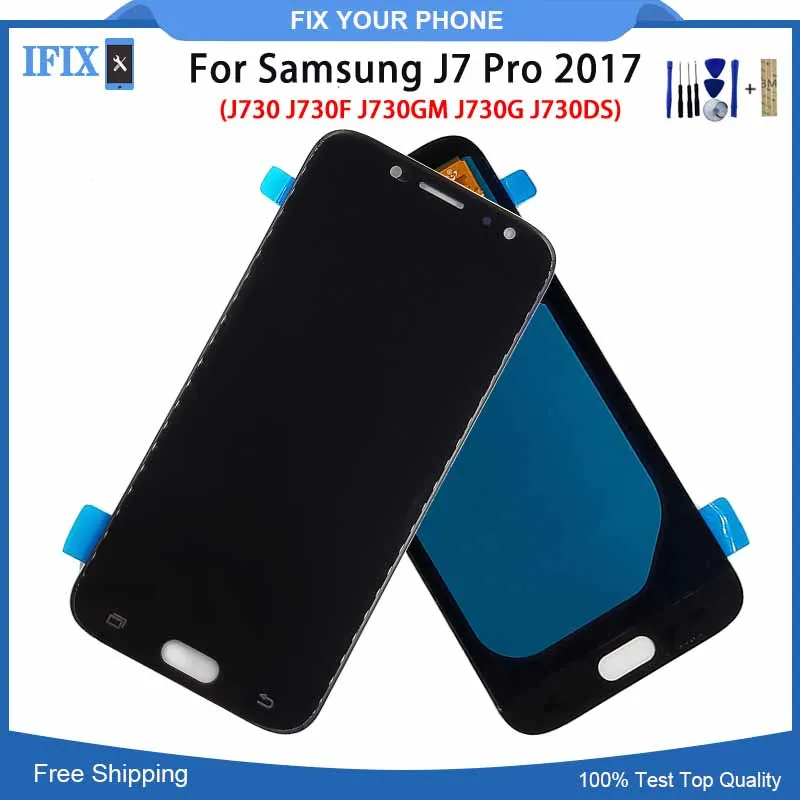 Замена OLED LCD для Samsung J7 Pro 2017 J730 J730F J730GM J730G J730DS ЖК дисплей кодирующий