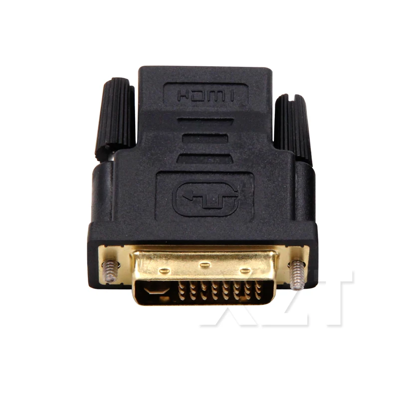 1 шт на 24 5 pin DVI Мужской к совместимому с HDMI Женский M-F адаптер конвертер для HDTV