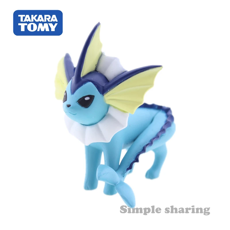 Takara Tomy Tomica Moncolle игровых ЕХ-модель воды Вапореон аниме Рисунок Детские литые
