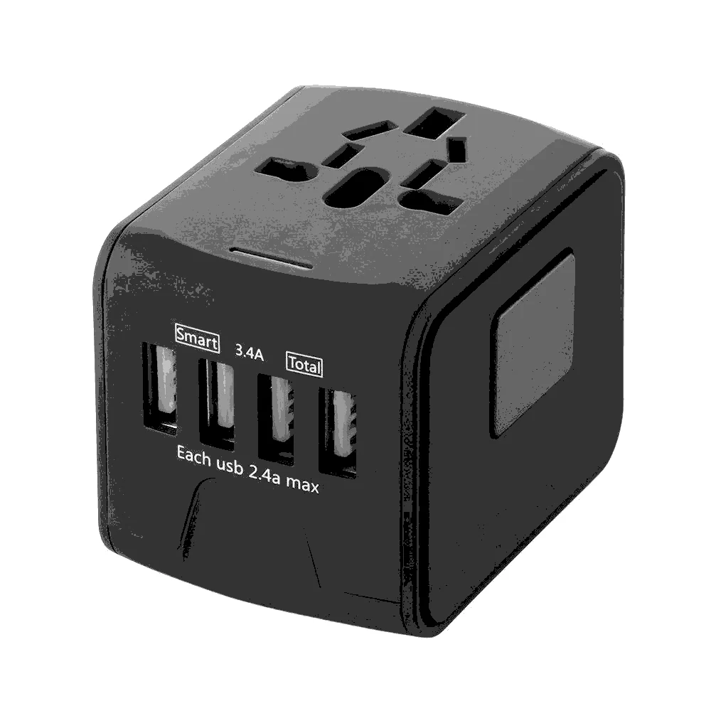 2019 Новое поступление Идеальный дорожный адаптер All-in-one International Dual USB charger UK/EU/AU/Asia |
