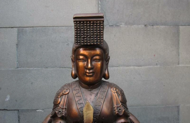 Китайская красная бронза Феникс императрица королева мать Западной богини