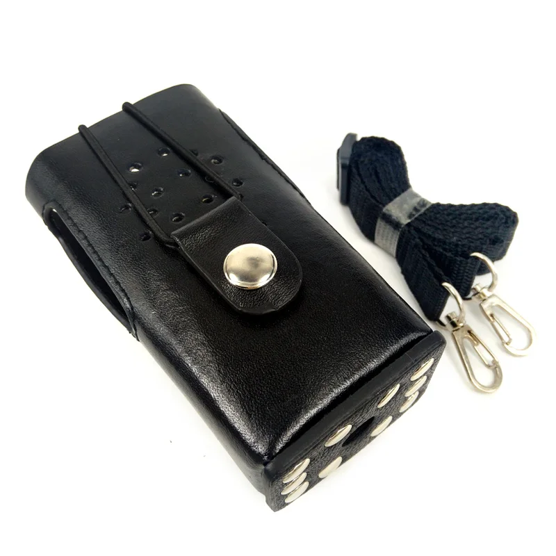 Фото TK3207 кожаный чехол для Kenwood TK-3207 TK-2207 TK-3307 Walkie Talkie защитный рукав на плечо жесткий чехол №2