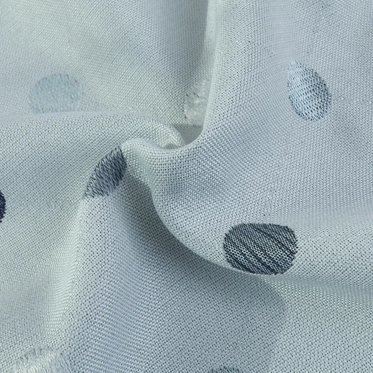 MYRU пасторальный стиль льняная окрашенная пряжа ткань занавеска бесконечная