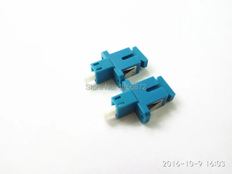 SC Female to LC Fiber Optic Adapter SC-LC Plastic Hybrid Optical Adaptor | Мобильные телефоны и аксессуары