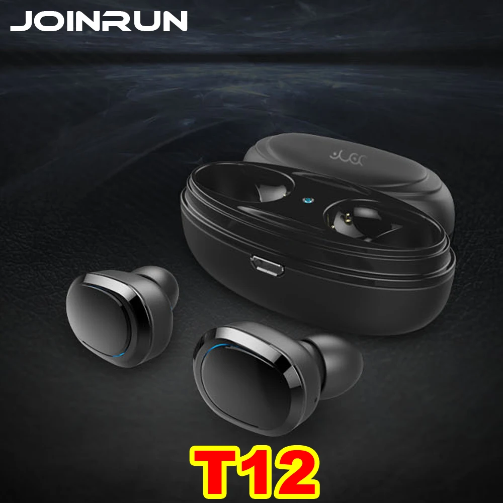Joinrun наушники вкладыши TWS с T12 Bluetooth Мини Беспроводная связь V4.1 гарнитуры двойной