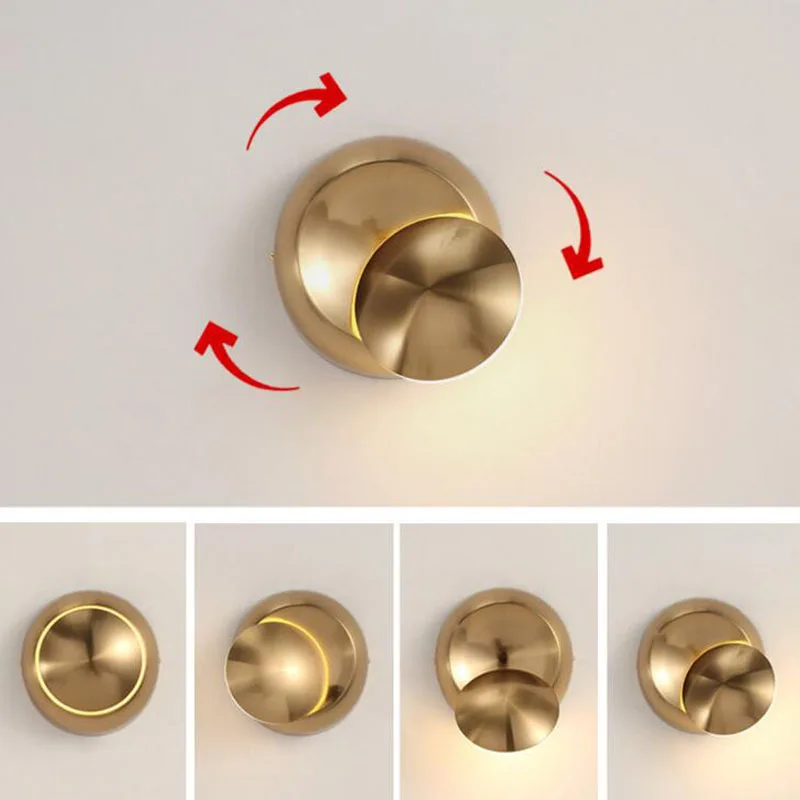 L Скандинавское Кованое железо прикроватная тумбочка для спальни 360 градусов