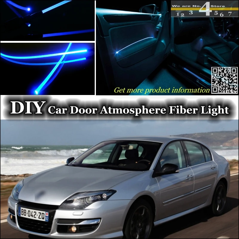 Внутреннее освещение настроение атмосферы оптоволоконная лента для Renault Laguna
