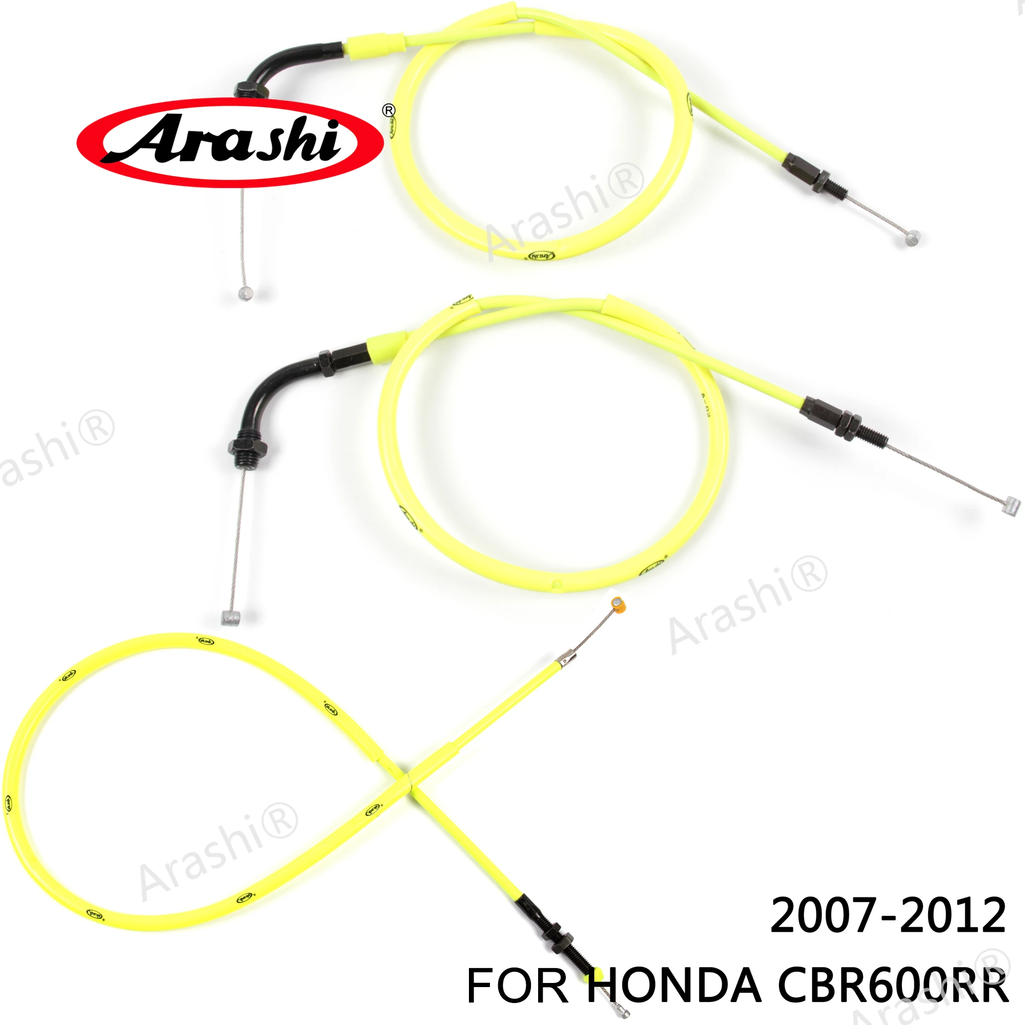 

Arashi 1 Set Throttle Clutch Cable Steel Wires For HONDA CBR600RR 2007 - 2012 2008 2009 2010 2011 CBR 600 RR CBR600 Motorcycle