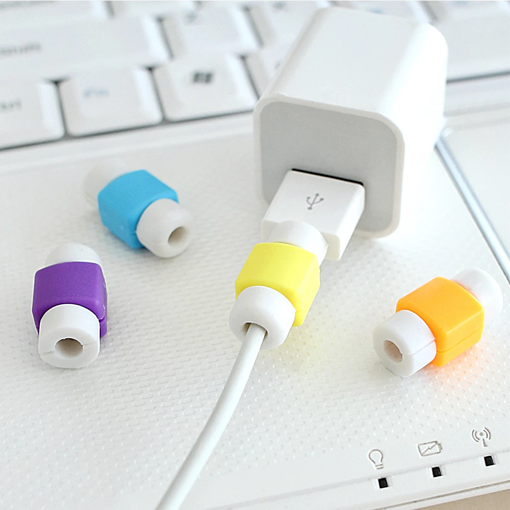 Pretty Useful 5 pieces Charging Wire Protect for Apple Pro Air iphone Charger Cable Saver Protector | Мобильные телефоны и