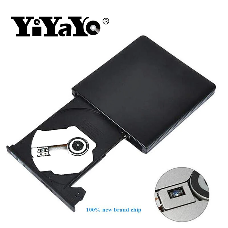 YiYaYo USB 3 0 DVD RW привод внешний CD/DVD-ROM оптический CD/DVD записывающее устройство для