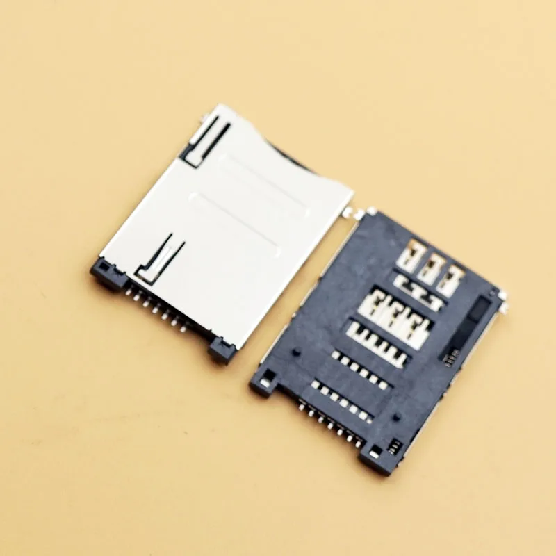 100 шт 6 + 1P sim карта само нажимной соединитель слот 7P карты для настольного ПК|slot