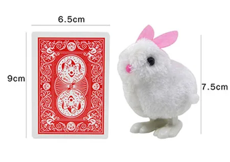 

Rabbit Jumps To The Chosen Card Magic Tricks Close Up Magia Smart Rabbit Magie Mentalism Illusion Gimmick Props trucos de magia