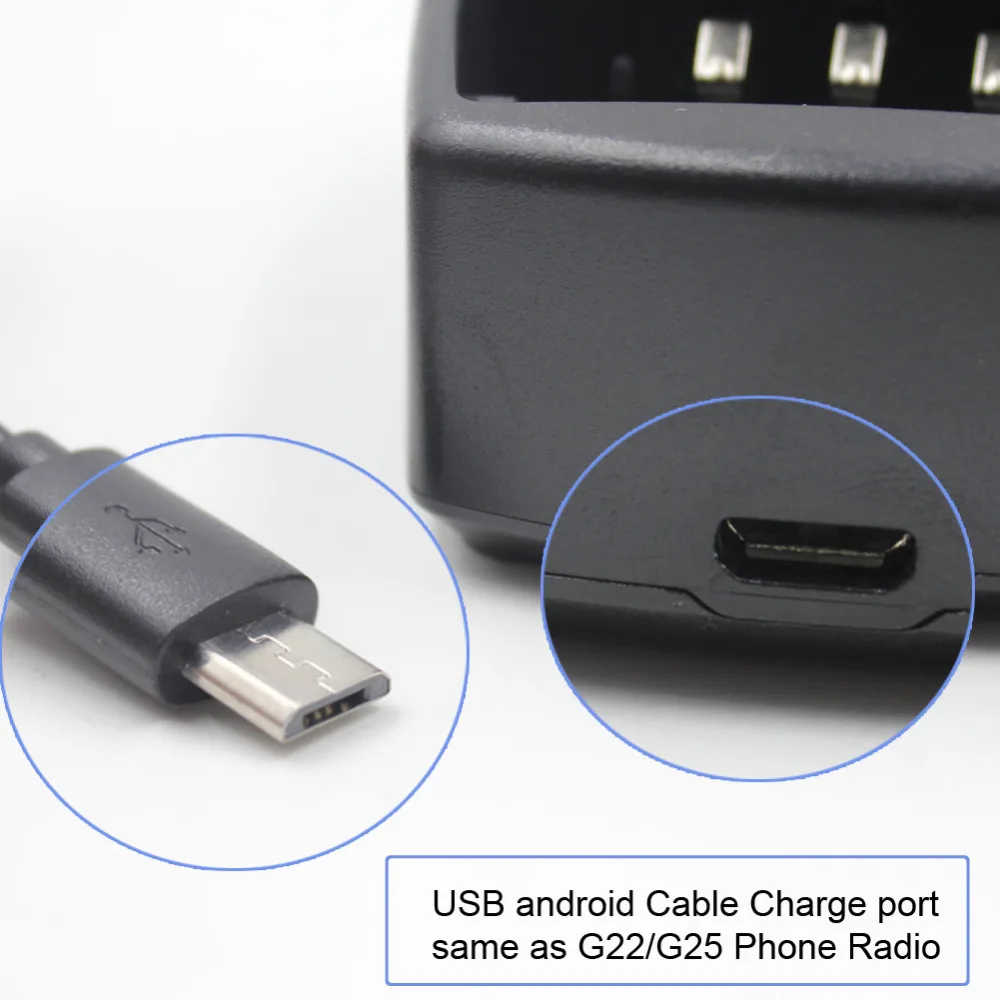 ANYSECU настольное зарядное устройство для Android GSM WCDMA сети 3g/4G радио G22 G25 F22 F25 Zello рация