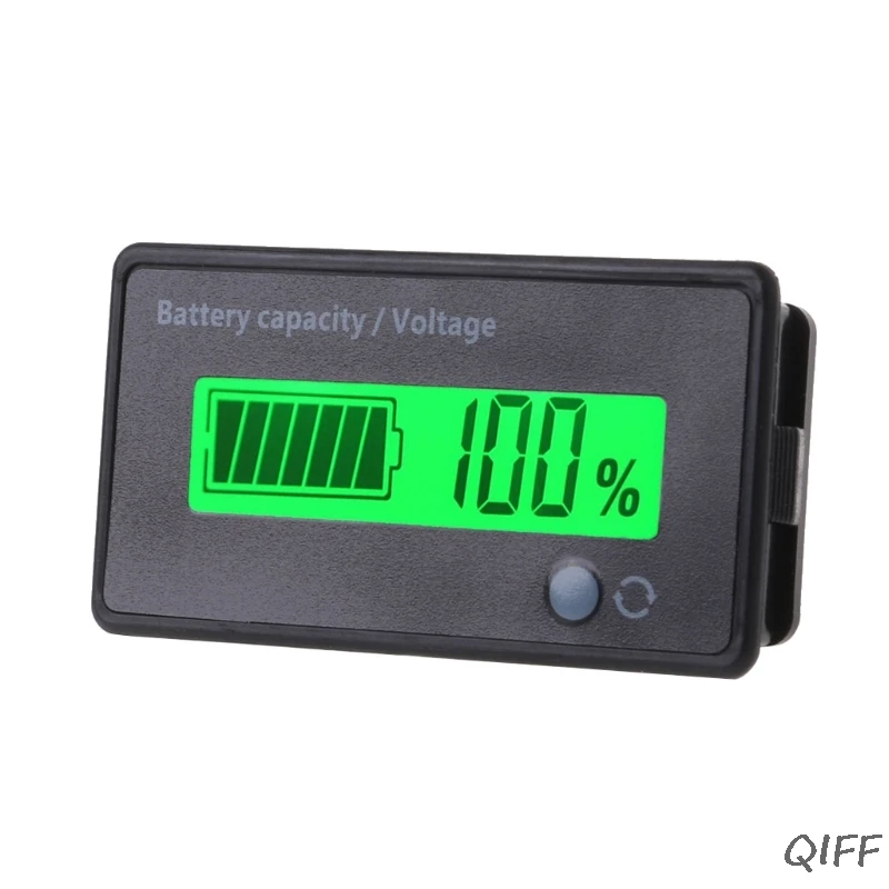 12 V-84 V свинцово-кислотные Батарея Ёмкость индикатор Напряжение вольтметр ЖК-дисплей монитор Mar28