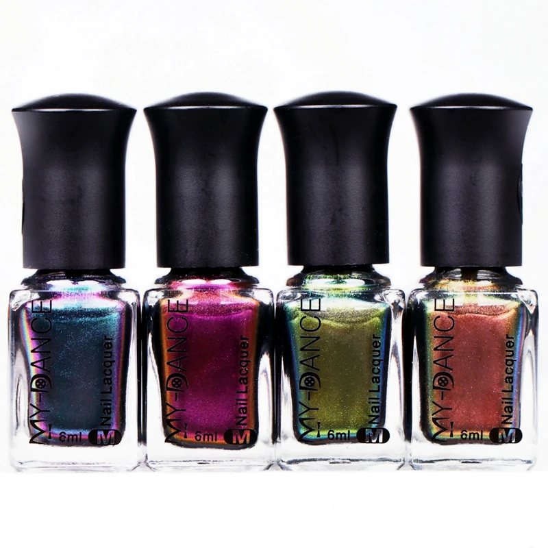 6 МЛ MYDANCE гель лак для ногтей Зеркальный Эффект Хамелеон Лак Профессиональный