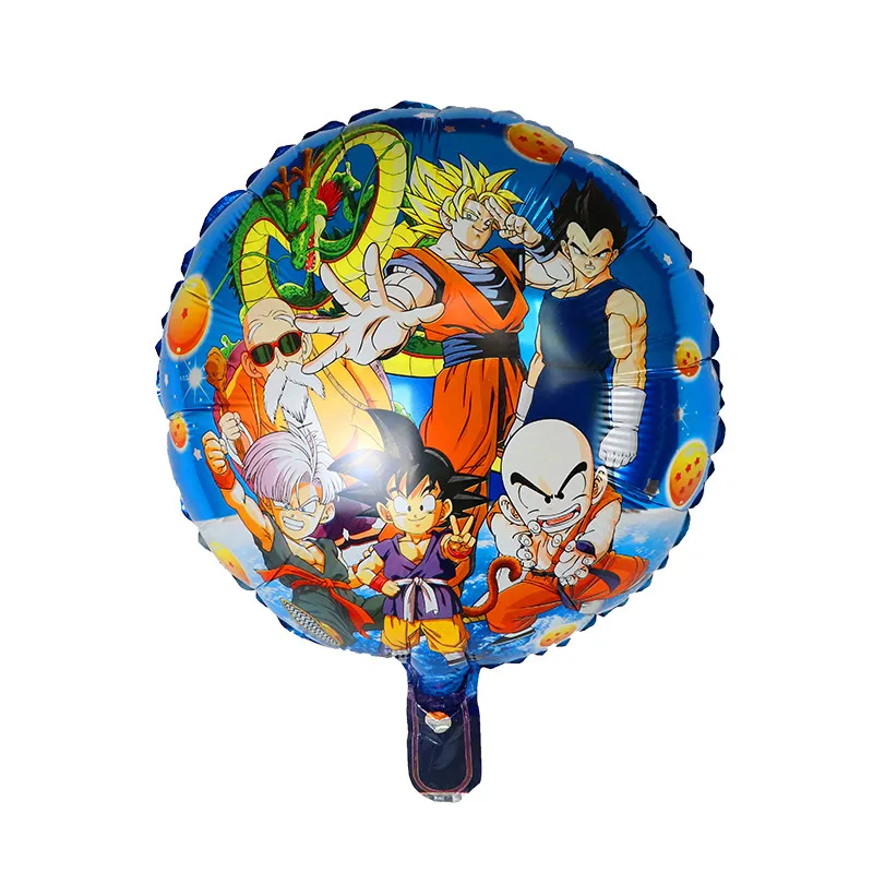10 шт. 18 дюймов круглый мультфильм 7 Dragon Ball Гоку фольги воздушные шары для дня рождения вечерние декоративные Детские игрушки кампус вечерние поставки шары