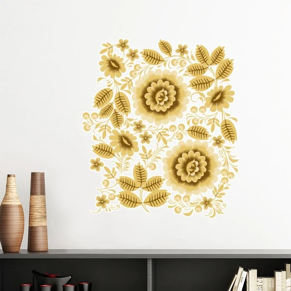 Красный цветок черный бутон абстрактное искусство линии живописи кукурузного