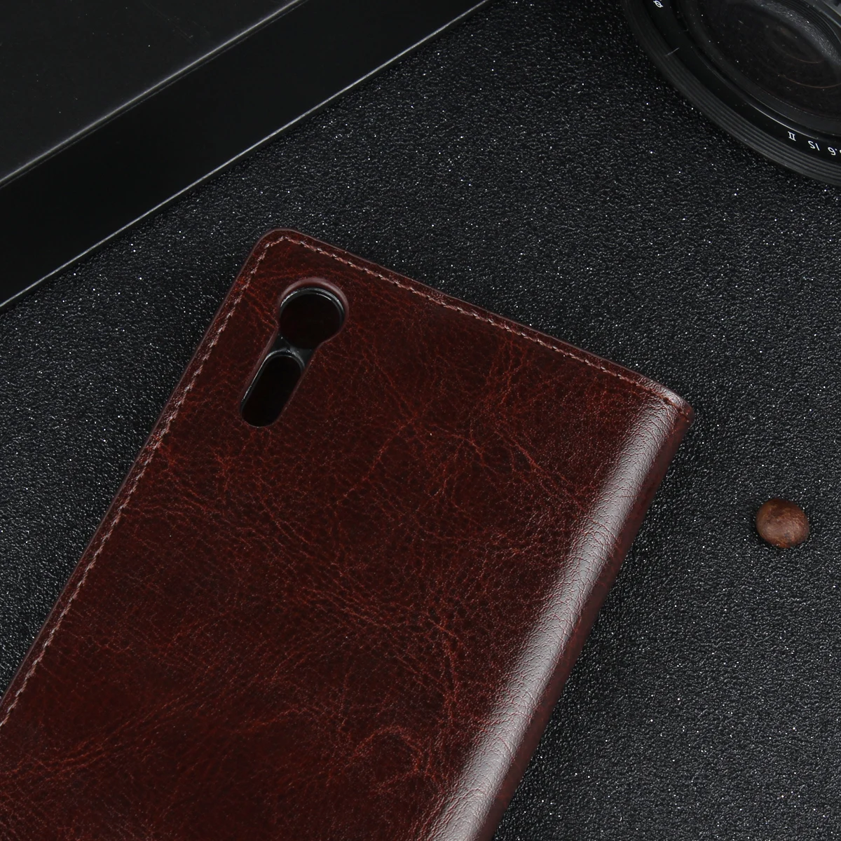 Роскошный чехол кошелек для Sony Xperia XZ XZs кожаный флип чехлы телефонов|case for sony