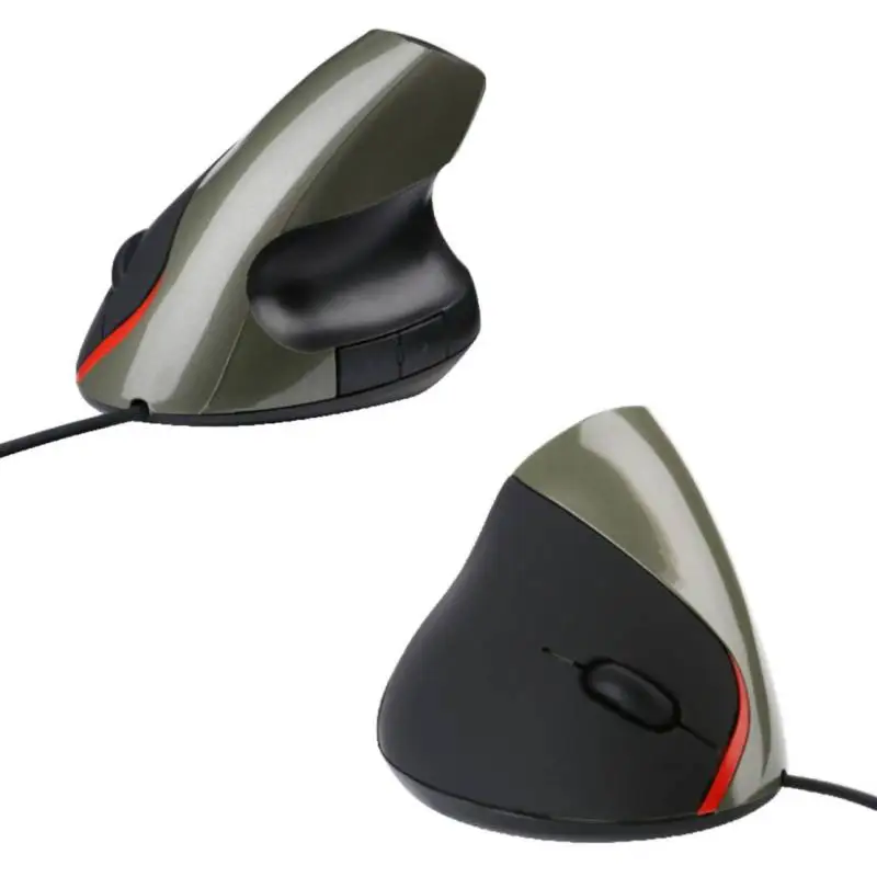 

Colorful Wired Optical Mouse 1200 DPI Ergonomic Vertical Mice For Laptop PC
