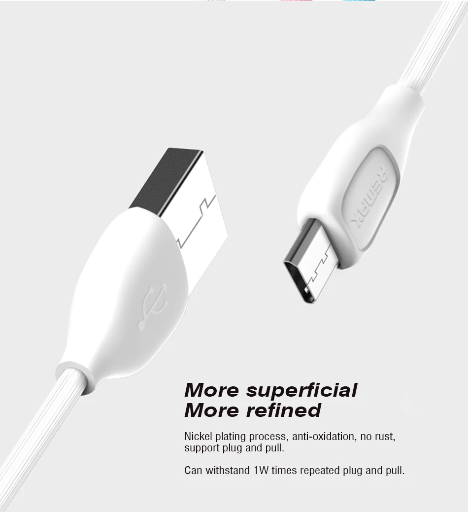 Micro USB кабель для синхронизации данных remax, кабель для быстрой зарядки для samsung Galaxy note4, note5, S6, S7 edge+ A8, A9, S7, S6 Plus, A7,, A50