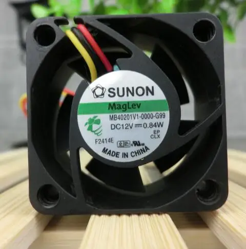 Original SUNON MB40201V1-0000-G99 DC 12V 0.84W 3-wire power supply cooling fan | Fans &amp Cooling