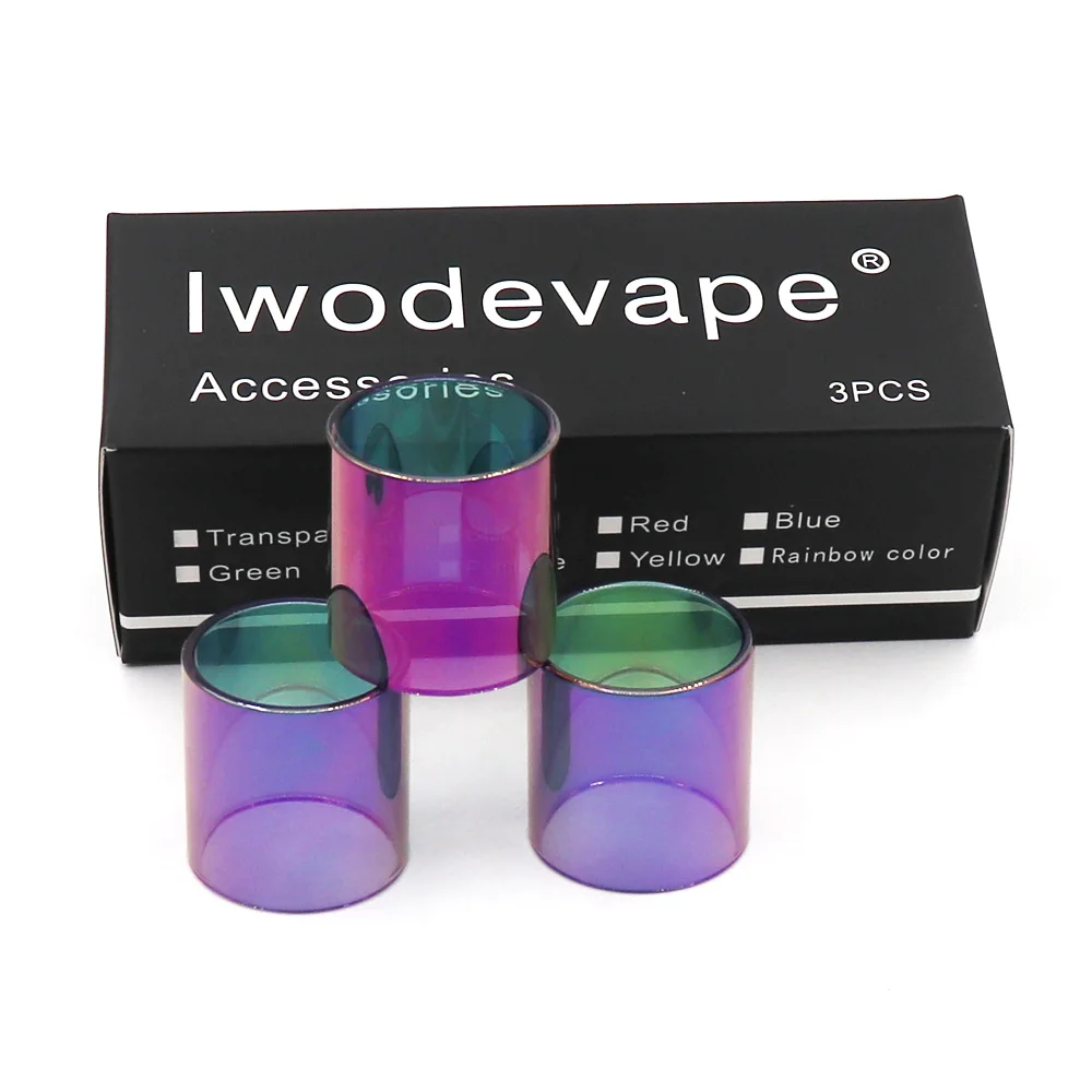 3 шт. tfv4 мини для RBA катушка замена Pyrex прямая стеклянная трубка Мини Стеклянная