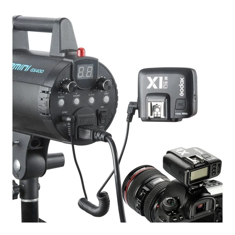 Godox X1C TTL 2 4 ГГц беспроводной триггер для вспышки Горячий башмак ПК синхронизация