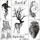 Ваофули ветка дерево лося рога 3D Временные татуировки стикер песок черные татуировки тело искусство рука олень водонепроницаемый поддельные татуировки