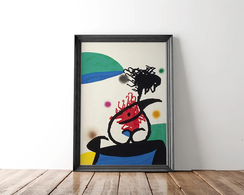 Joan Miro L'eunuque имперский абстрактный настенный художественный холст с печатью постера декоративная картина для гостиной домашний декор