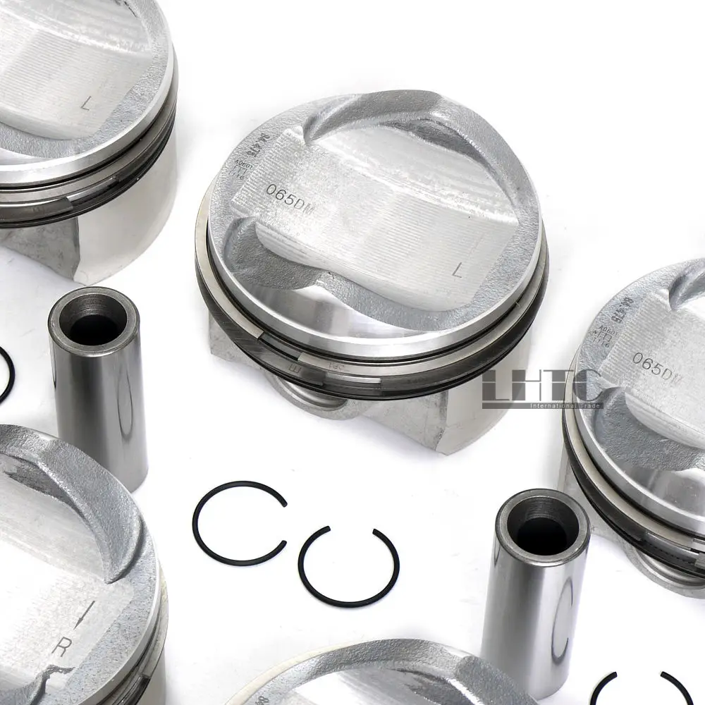 6x MAH LE Φ84.51mm поршни и кольца набор для Mercedes Benz V W Toua reg AUDI S4 A5 S5 A6 A7 A8 Q7 SQ5 3 0 TFSI V6 DOHC