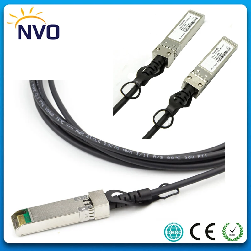 10G SFP + к AWG30 3M прямая прикрепляемая медь 10GB DAC Пассивный кабель из меди Twinax|10g sfp|10gb