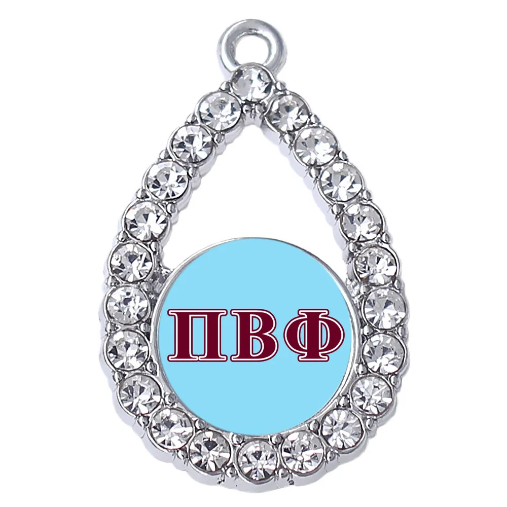 Металлическая наклейка с двойным носом греческие буквы Pi Beta Phi подвеска подвески