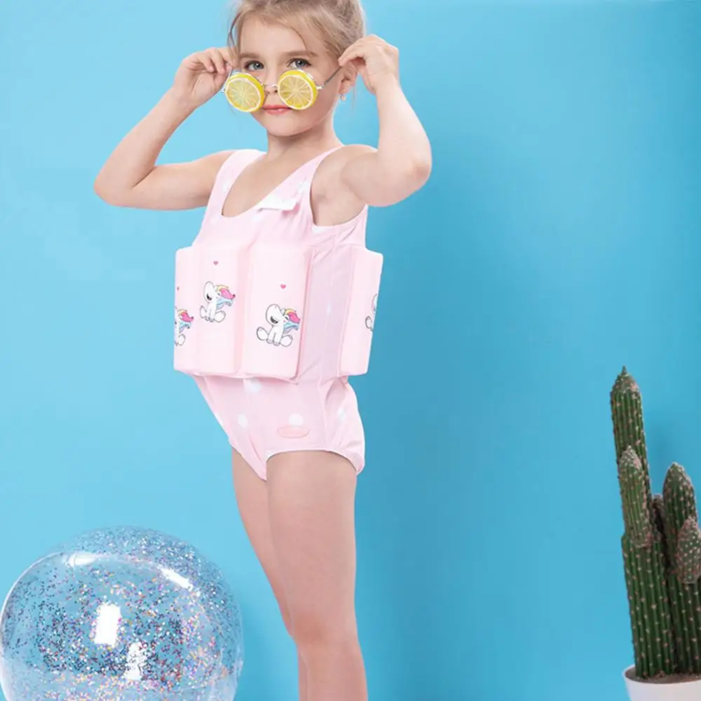 Girls Swimsuits Child Swimming Trunks Shorts Children's Swimwear Kids Buoyancy Swimsuit Baby Boys Girls Swim Vest