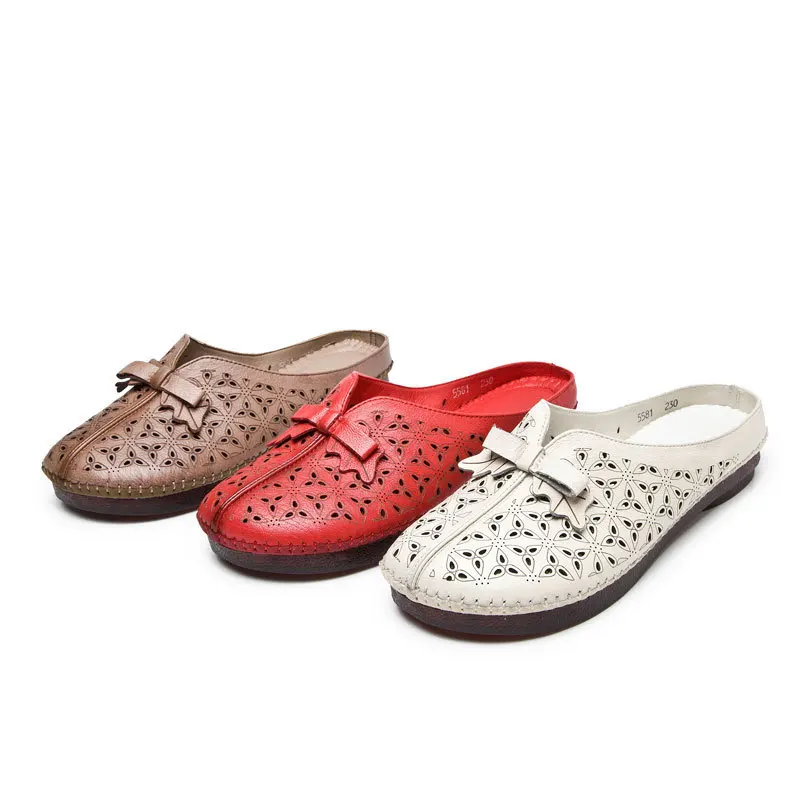 

New Women's Shoes Real Leather Moccasins Mother Loafers Soft Leisure Flats Female Ladies Driving Ballet Casual Footwear