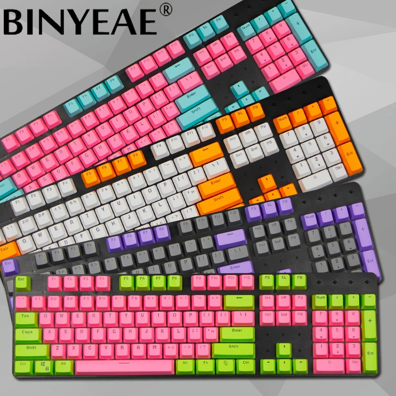 104 ключа PBT Raindrop Dolch на заказ механическая клавиатура Keycap двойной цвет слово