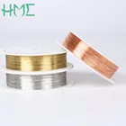 Высокое качество 0,2 мм0,25 мм0,3 мм0,4 мм0,5 мммедная проволока, Фурнитура для бижутерии, 3 цвета