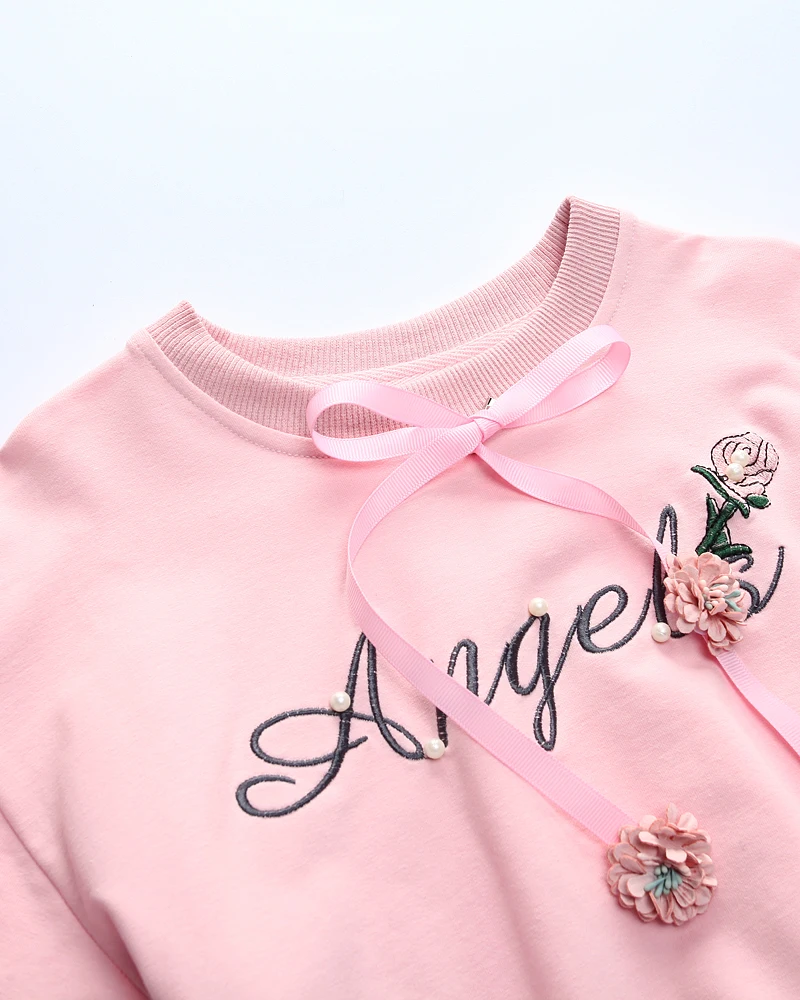 2 шт. футболка с длинным рукавом и юбка 80 2019 цветов|girls clothes suits|fashion girl clothesgirls |