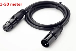 3-контактный сигнальный кабель DMX DMX512, сценический световой кабель, светодиодный светильник, подвижная головсветильник, световой кабель (1-50 м), кабель dmx