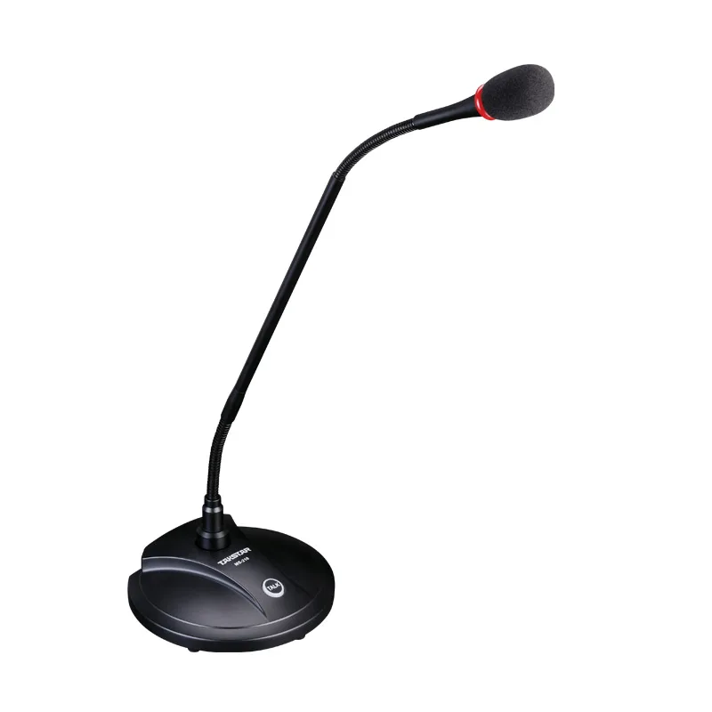 Оригинальный Takstar ms210-1 гусиная шея микрофон настольный для Конференции открытый