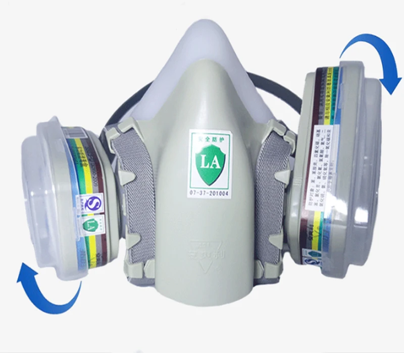 

ASL-320 respirator gas mask 7 sets of combinations protective mask against formaldehyde Ether Painting pesticide respirator mask