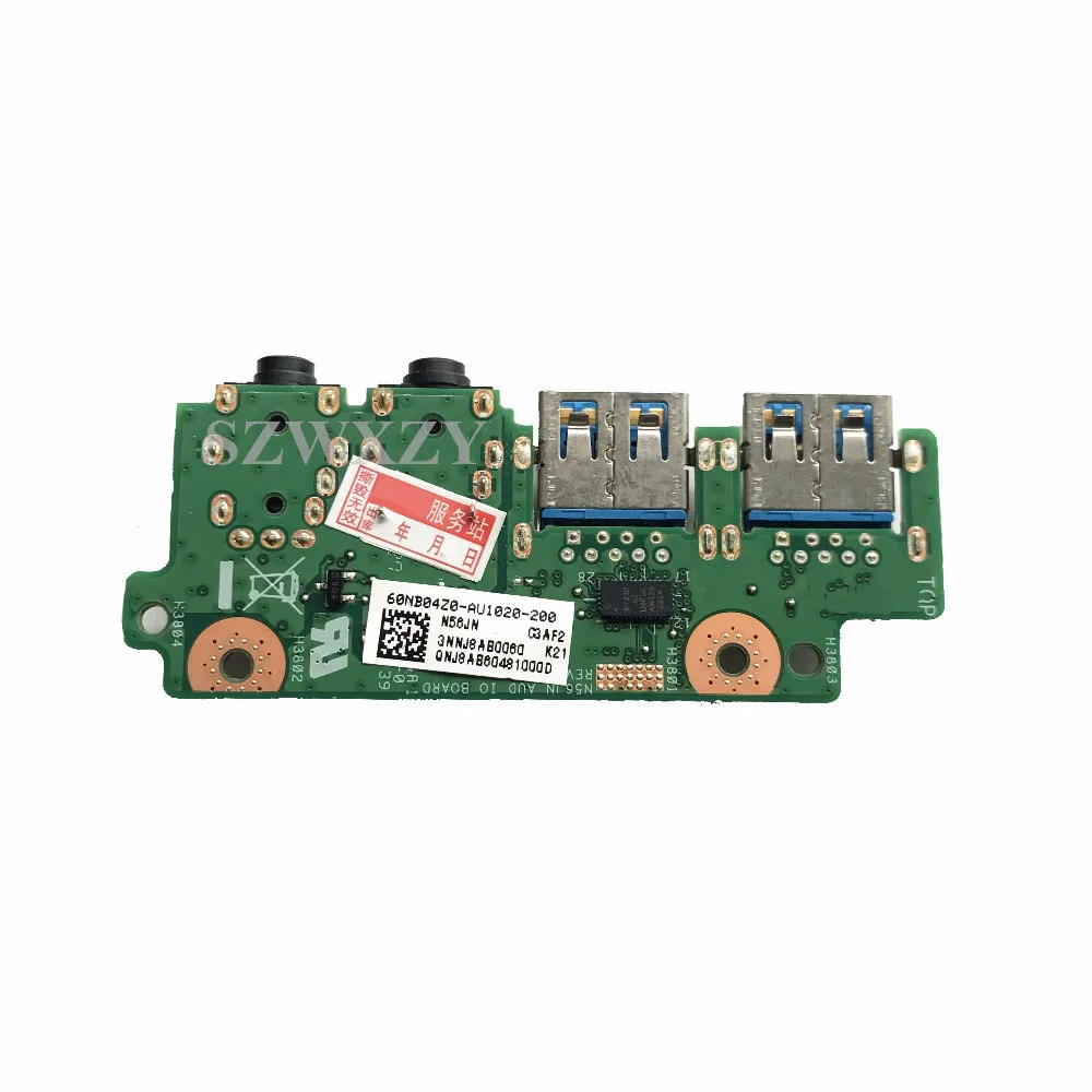 USB плата ввода вывода для ноутбука звуковая карта с интерфейсом ASUS N56 N56V N56VZ N56JN