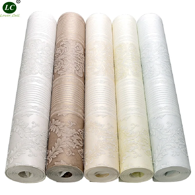 

Wall Stickers Modern Minimalist 3D Vertical Stripes Non-woven Wallpaper Living room Home Decor TV Background Wall Stickers