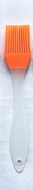Orange 1PC 1 Pcs Portable Silicone Oil Brushes Baking BBQ Basting Brush Pastry Oil Brush Kitchen Baking Honey Oil Barbecue Tool Gadgets - Цвет: Orange 1PC