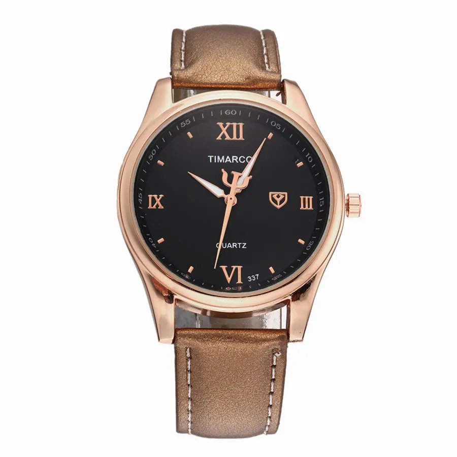 Мужские часы Топ бренд класса люкс reloj hombre классический дизайн Римский циферблат мужские наручные золотой