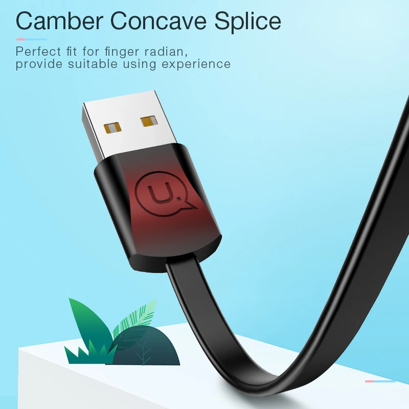 USAMS Micro Зарядка через usb кабель для samsung huawei Xiaomi телефонный Быстрая зарядка Android