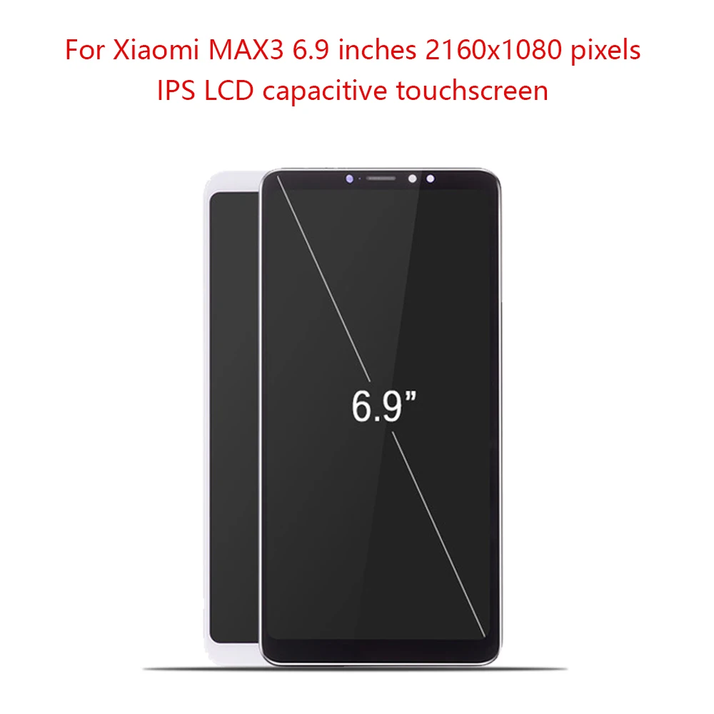 6 9 &quotОригинальный ЖК-дисплей для Xiaomi MI Max 3 сенсорный экран с рамкой дигитайзер Max3