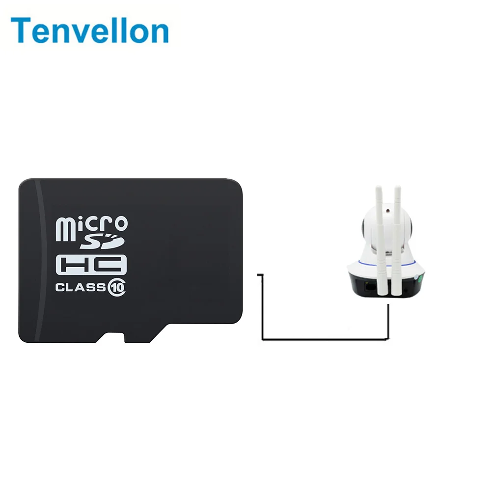 Tenvellon профессиональная C10 16 ГБ 32 Micro Sd карта для 720P 960P 1080P WiFi ip камеры локального