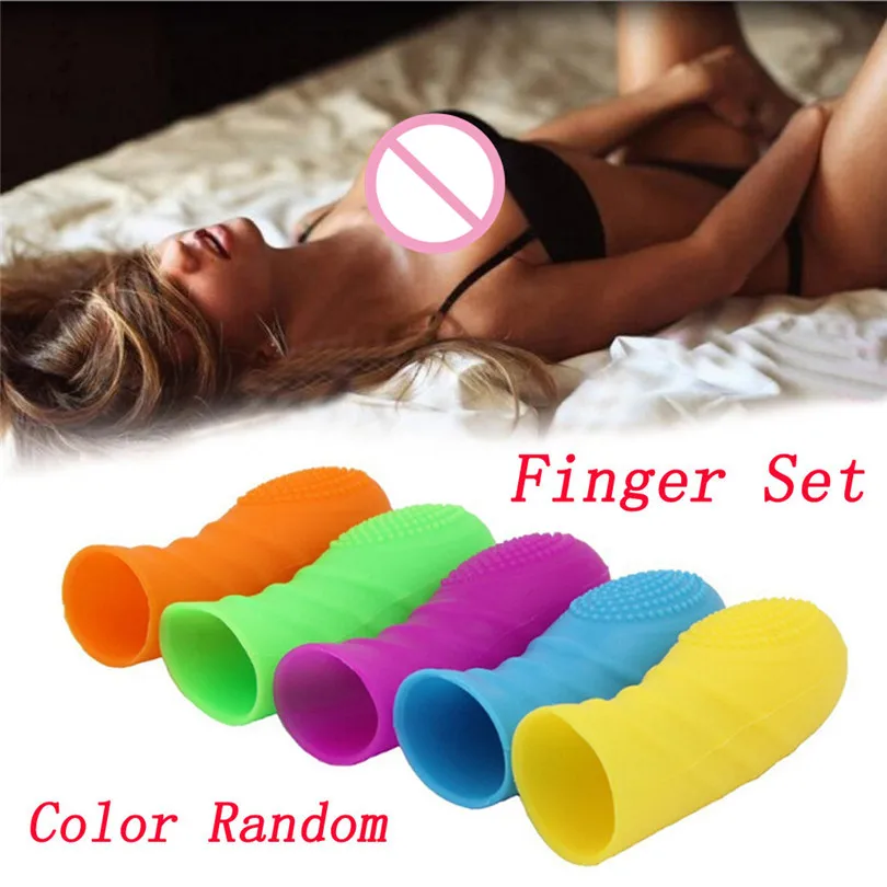 Массаж флирта наборы для мастурбации пальцев точки G разные цвета игрушки